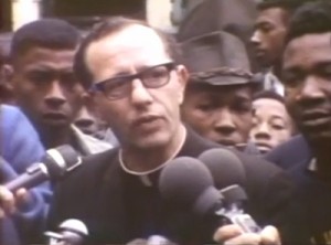 Father James Groppi (Screen grab from YouTube video)