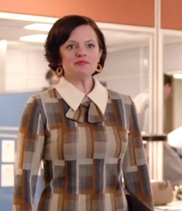 Peggy Olsen (Elizabeth Moss) makes her way into the male-dominated profession of advertising without a feminist manifesto. (Photo is screen shot from YouTube video)