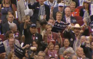 “LOCK HER UP! LOCK HER UP!” They shouted.