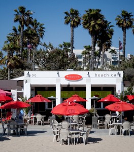 Perry’s Cafe and rental at Santa Monica Beach. (From their Facebook page)