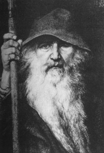 The Northern European version of Saint Nicholas seems to have started with “Odin the Wanderer,” as depicted in this 1886 painting from Dutch painter Georg von Rosen. (Photo via Wikipedia)
