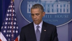 President Obama gave a statement shortly after the decision was made public. It was fairly neutral, but he obviously was disappointed. “First and foremost, we are a nation built on the rule of law. So we need to accept that this decision was the grand jury’s to make. There are Americans who agree with it, and there are Americans who are deeply disappointed, even angry. It’s an understandable reaction. But I join Michael’s parents in asking anyone who protests this decision to do so peacefully.” (YouTube)