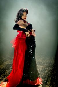 April Showers, the reigning Miss Hollywood Burlesque, will perform at the event. (The Comic Kid Photography)