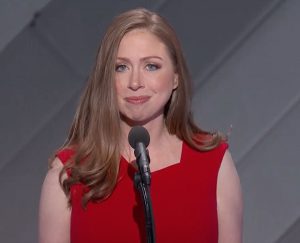 Chelsea Clinton proudly introduced her mother, Hillary Clinton, to the convention. (YouTube)