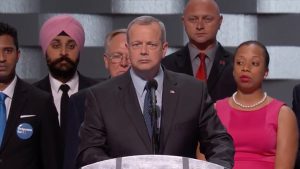 General John Allen (retired, USMC) with other veterans.