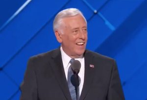 Maryland Congressman Steny Hoyer, House Minority Whip, spoke at the convention on Monday.