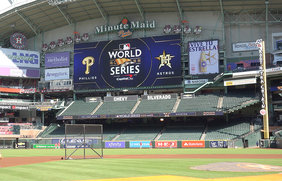 Houston Astros World Series Majesty 2022 Minute Maid Park