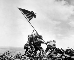 Joe Rosenthal: Raising the Flag on Iwo Jima by Joe Rosenthal Associated Press (public domain)